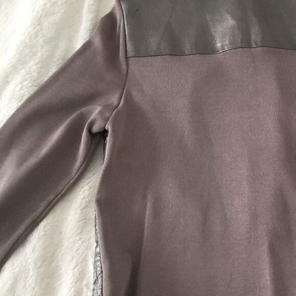 Peter Nygard M metallic leather jacket w knit - Picture 6 of 12